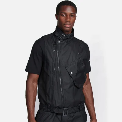 Barbour Heritage X Engineered Garments Men's Midtown Wax Gilet - Black