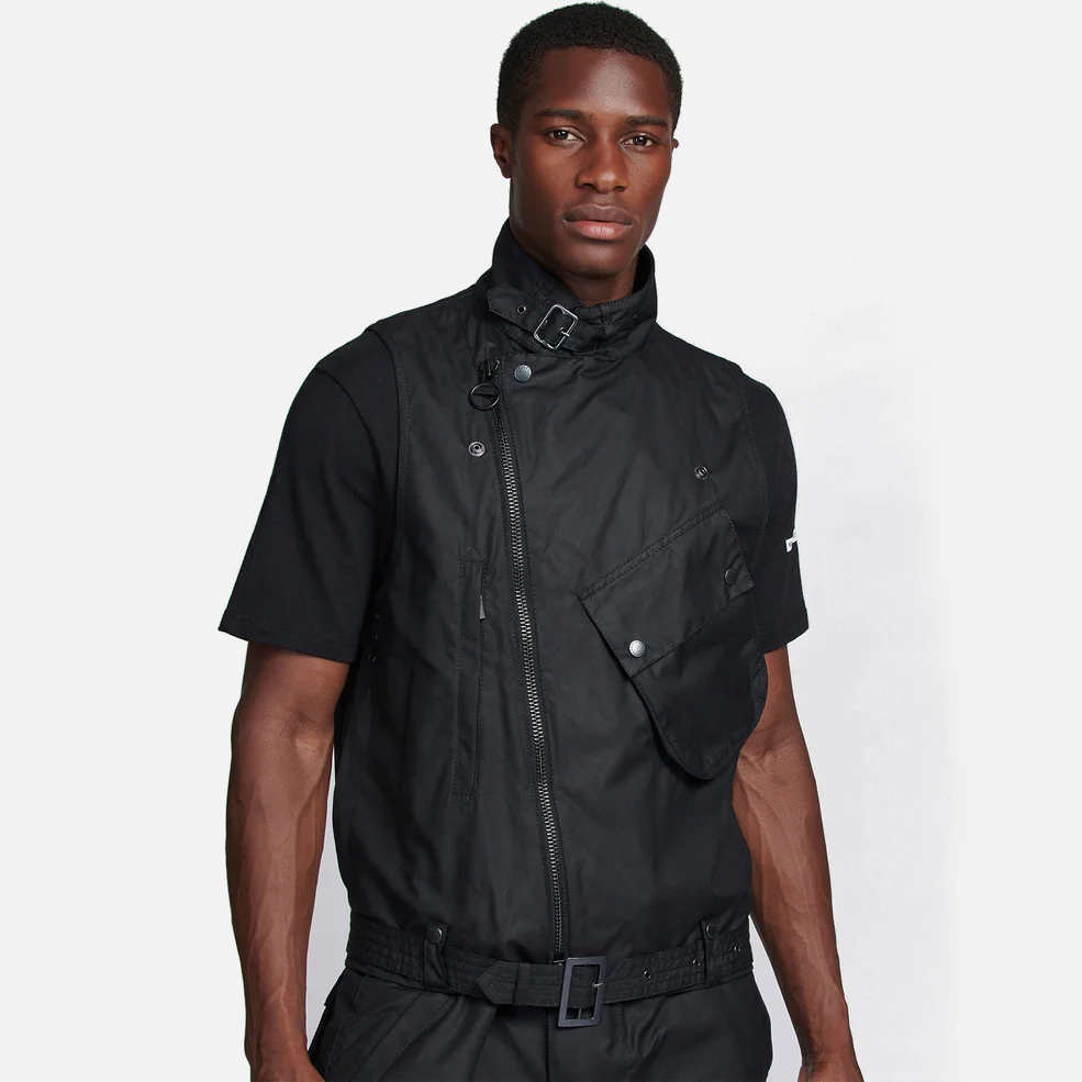 Barbour Heritage X Engineered Garments Men's Midtown Wax Gilet - Black Image 1