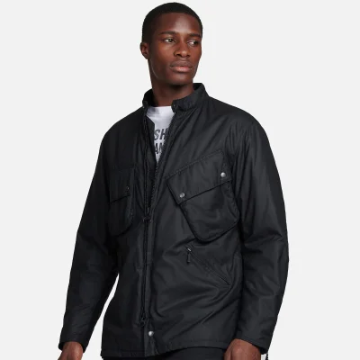 Barbour Heritage X Engineered Garments Men's Harlem Wax Jacket - Black