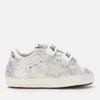 Golden Goose Babys' Iridescent Leather Nappa Stripes Laminated Heel Trainers - Silver/Ice/White - Image 1