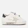 Golden Goose Babys' Nappa Upper And Stripes Suede Signature Foxing Trainers - White/Ice/Black - Image 1
