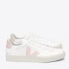 Veja Women's Campo Chrome Free Leather Trainers - Extra White/Petale - Image 1