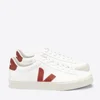 Veja Men's Campo Chrome Free Leather Trainers - Extra White/Rouille - Image 1