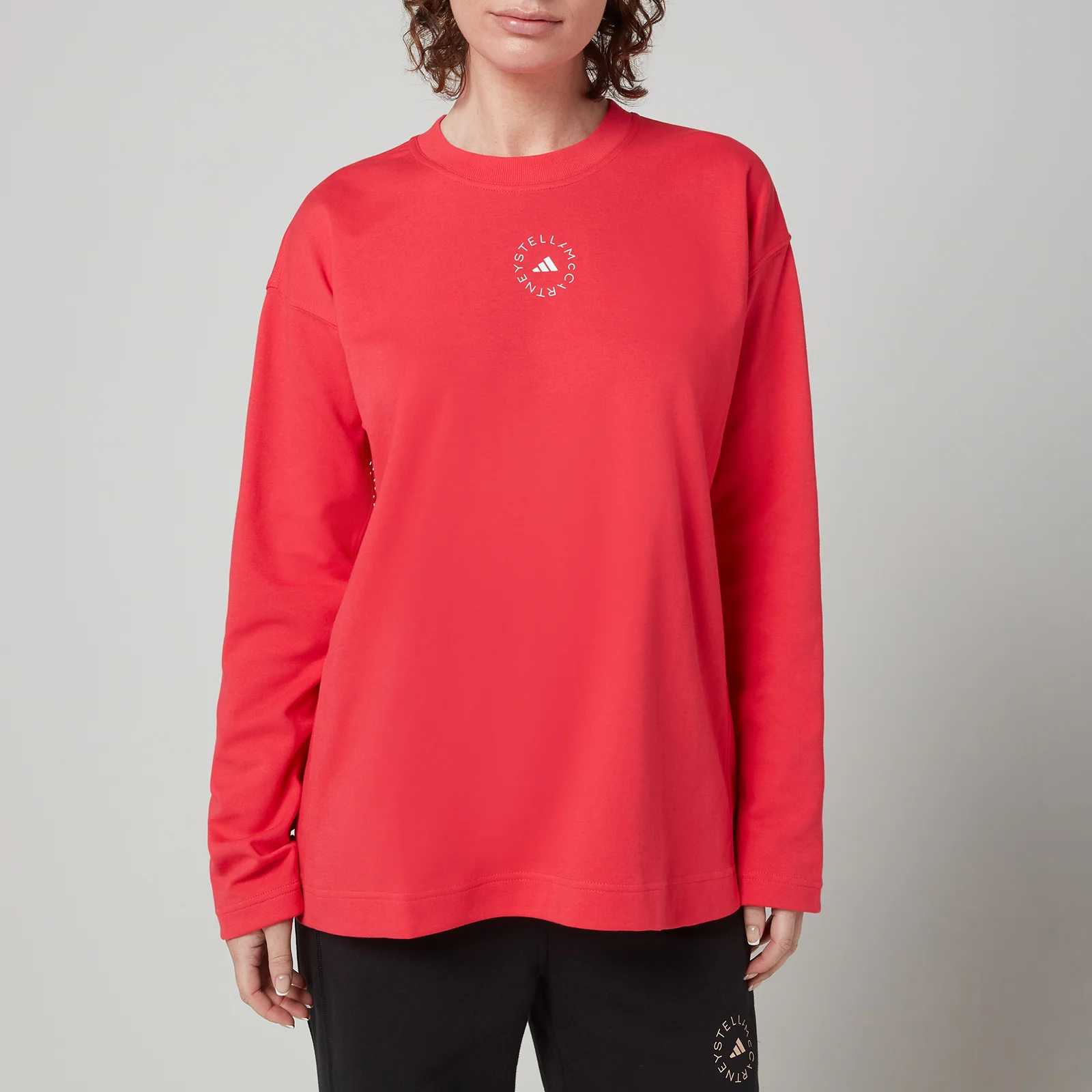 adidas by Stella McCartney Women's Asmc C Ls T-Shirt - Actpnk Image 1