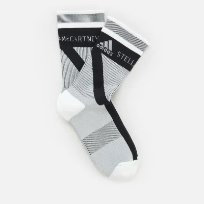 adidas by Stella McCartney Women's Asmc Crew Socks - White/Black/White