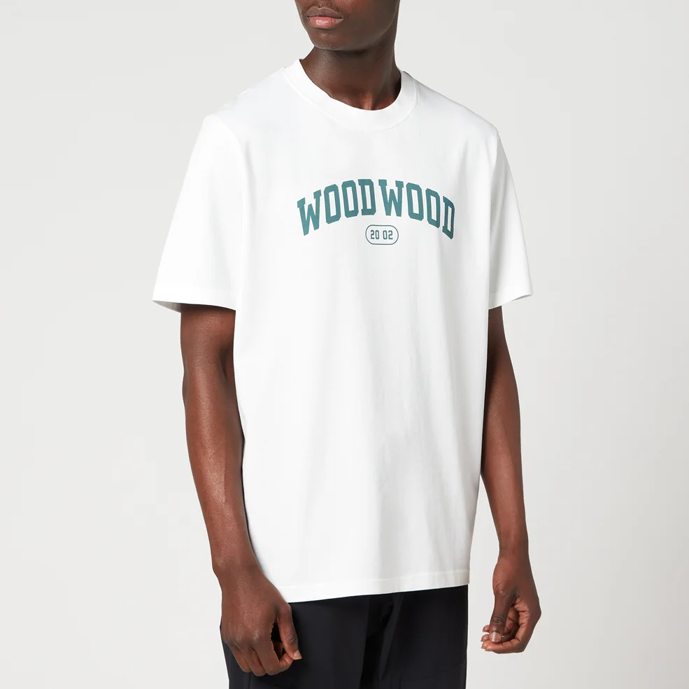 Wood Wood Men's Bobby Ivy T-Shirt - White Image 1