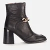 See By Chloé Women's Mahe Leather Heeled Boots - Black - Image 1