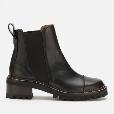 See By Chloé Women's Mallory Leather Chelsea Boots - Black