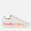See By Chloé Women's Essie Leather Cupsole Trainers - White - Image 1