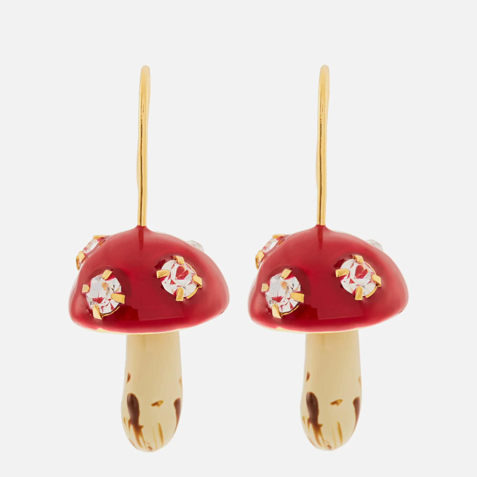 Marni Women's Mushroom Earrings - Red Image 1