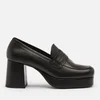 Simon Miller Women's Hustler Leather Platform Loafers - Black - Image 1