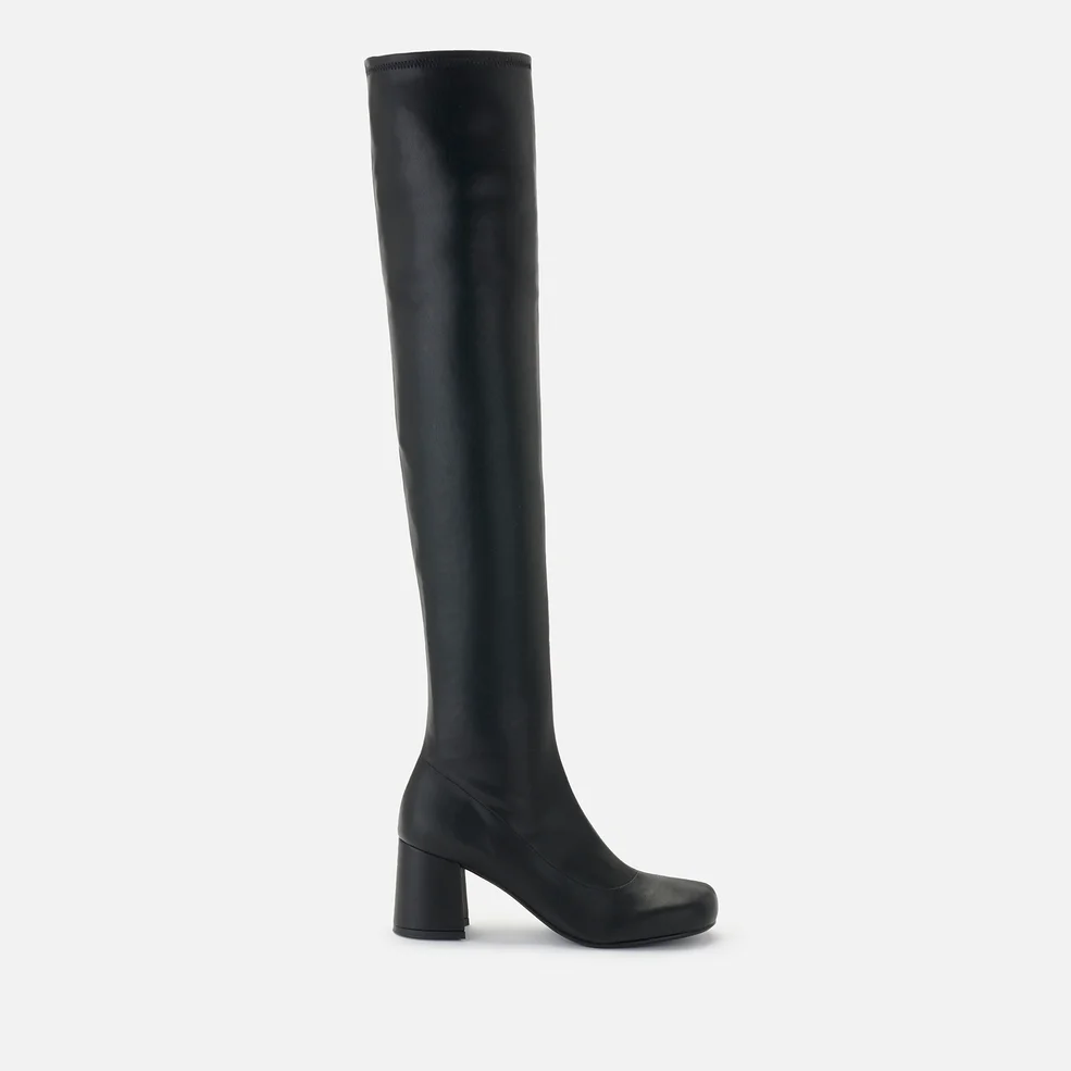 Simon Miller Women's Vegan Tall Mojo Thigh High Boots - Black Image 1