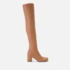 Simon Miller Women's Vegan Tall Mojo Thigh High Boots - Toffee - Image 1