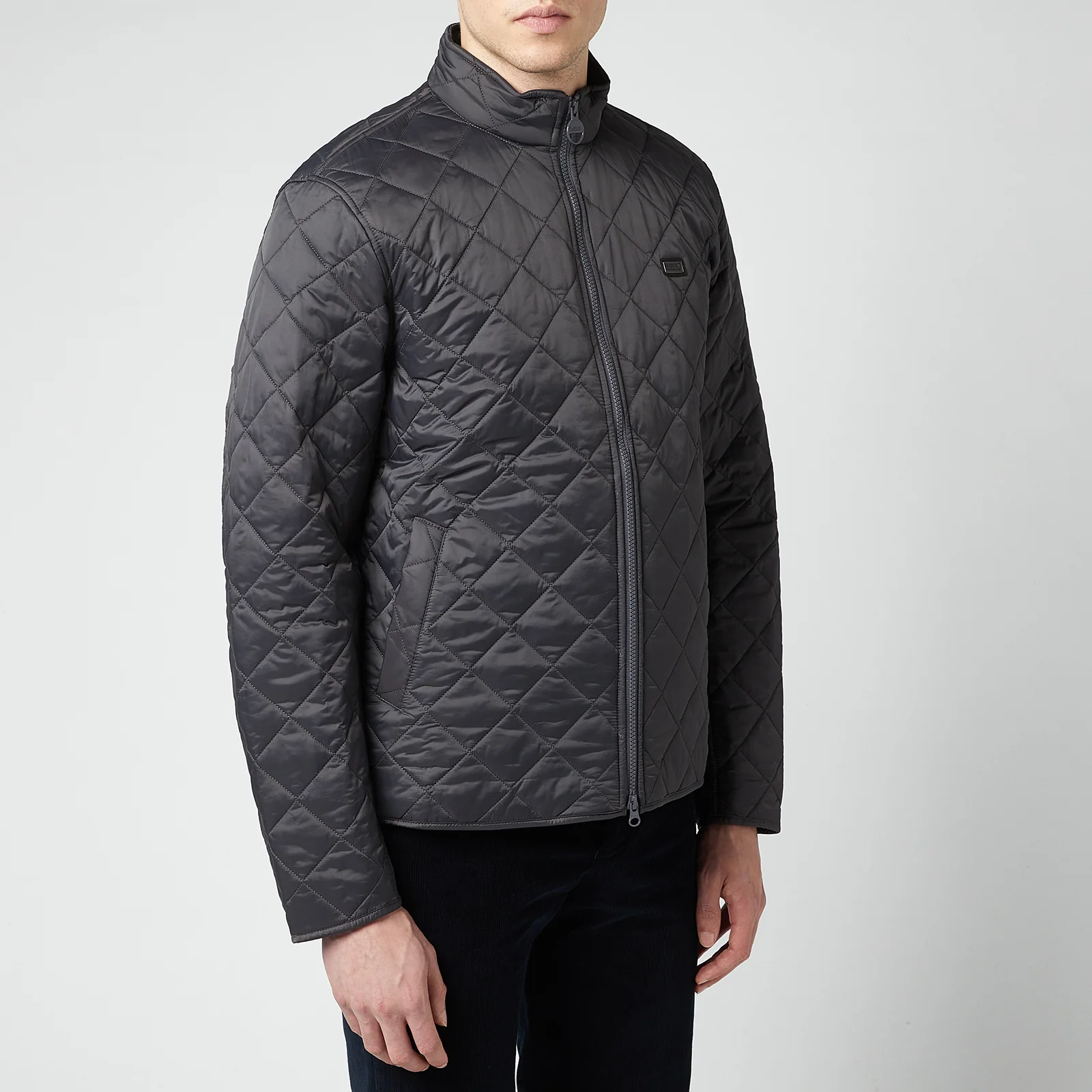 Barbour International Men's Gear Quilted Jacket - Charcoal Image 1