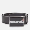 Dsquared2 Men's Leaf Plaque Belt - Black - Image 1