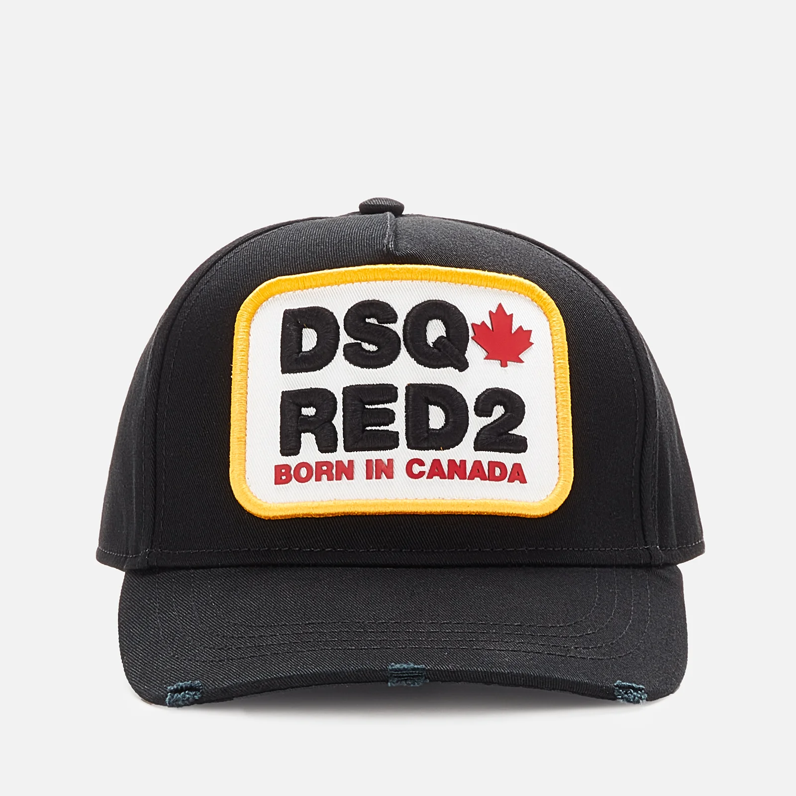 Dsquared2 Men's Born In Canada Patch Cap - Black Image 1