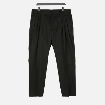4SDesigns Men's Triple Pleat Pants - Black