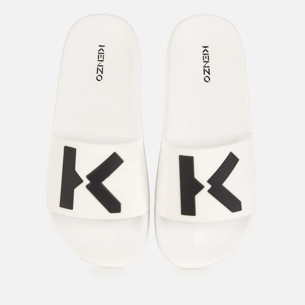 Kenzo Kids' K Logo Sliders - White Image 1