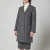 Thom Browne Women's Sack Over Coat - Med Grey - Image 1