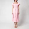 Olivia Rubin Women's Talia Embroidered Cotton Midi Dress - Pink - Image 1