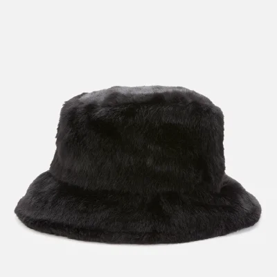 Stand Studio Women's Wera Faux Fur Bucket Hat - Black