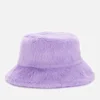 Stand Studio Women's Wera Faux Fur Bucket Hat - Topaz Purple - Image 1