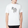 PS Paul Smith Men's Regular Fit Large Zebra T-Shirt - White - Image 1