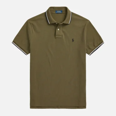 Polo Ralph Lauren Men's Custom Slim Fit Mesh Polo Shirt - Defender Green