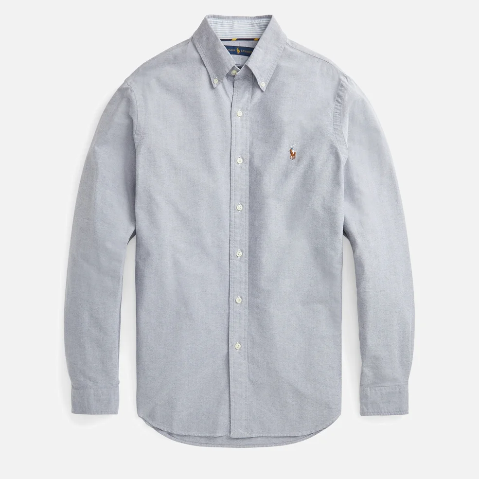 Polo Ralph Lauren Men's Classic Oxford Shirt - Slate Image 1