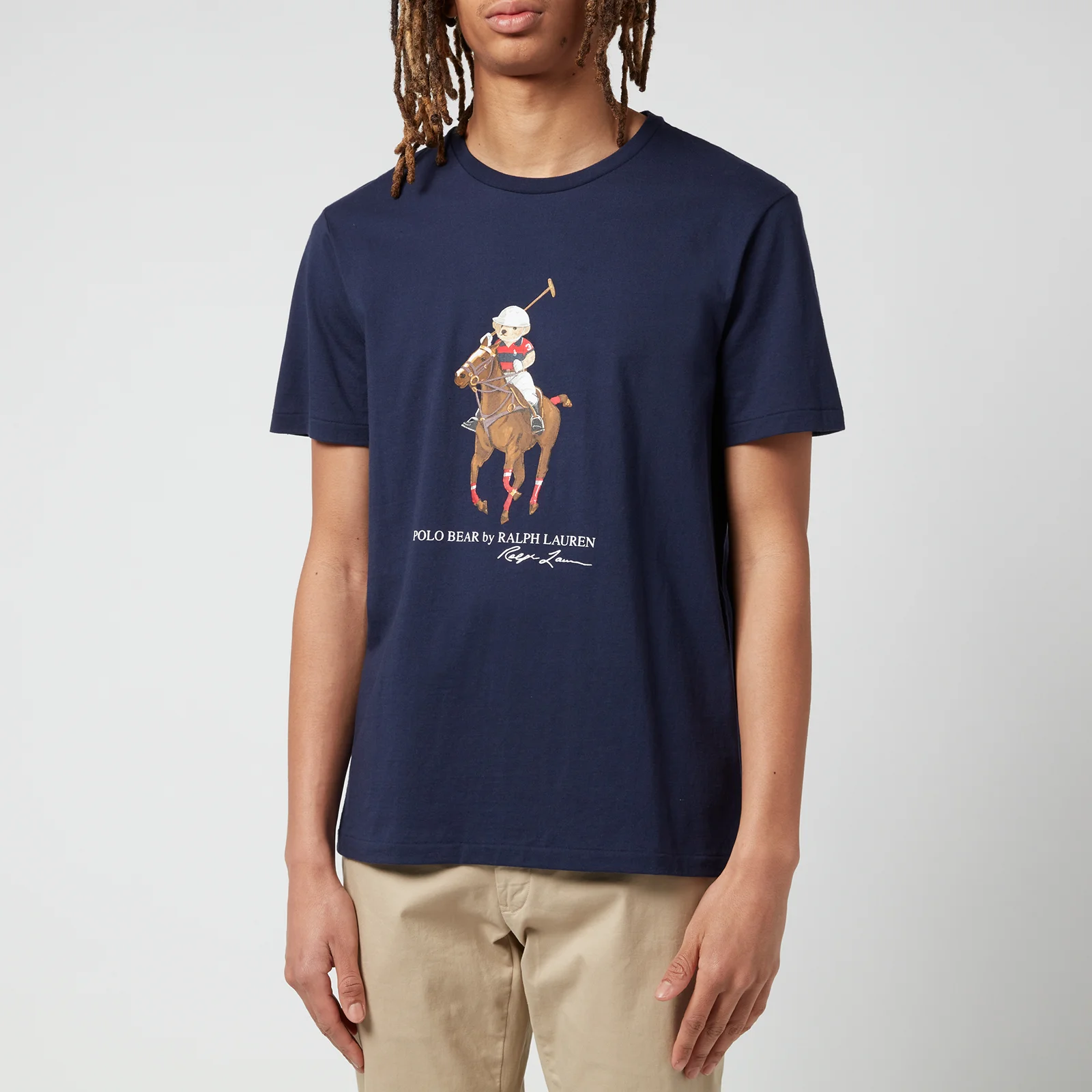 Polo Ralph Lauren Men's Bear Polo Player T-Shirt - French Navy Image 1