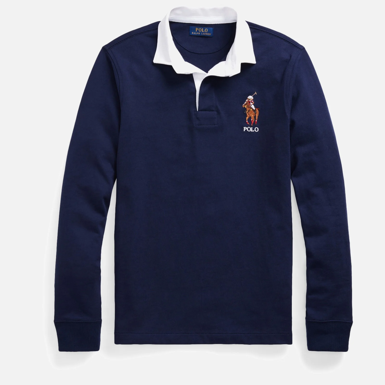Polo Ralph Lauren Men's Polo Bear Player Rugby Top - French Navy Image 1