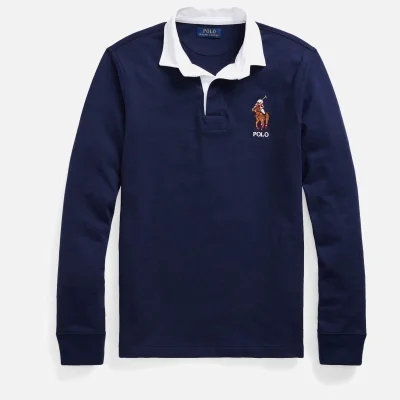 Polo Ralph Lauren Men's Polo Bear Player Rugby Top - French Navy