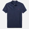 Polo Ralph Lauren Men's Slim Fit Mesh Polo Shirt - Medieval Blue Heather - Image 1