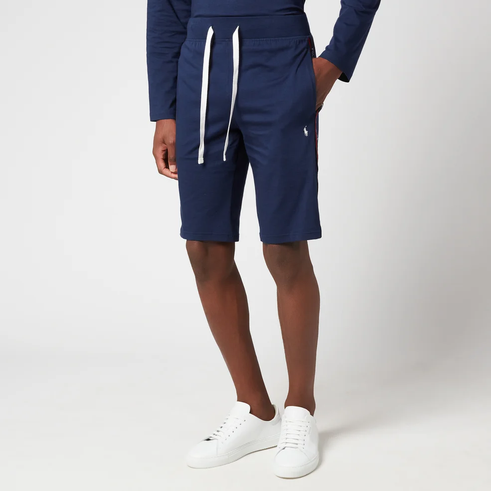 Polo Ralph Lauren Men's Liquid Cotton Taping Slim Shorts - Cruise Navy Image 1