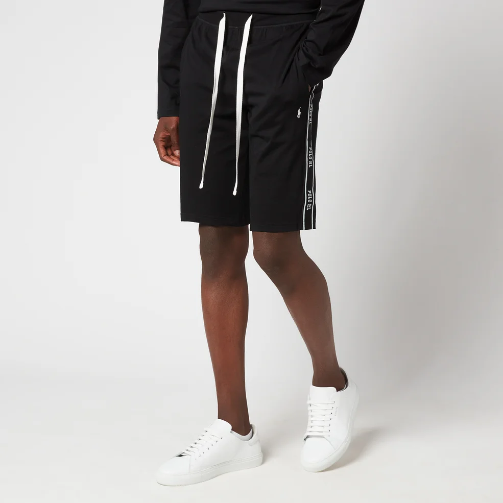Polo Ralph Lauren Men's Liquid Cotton Taping Slim Shorts - Polo Black Image 1
