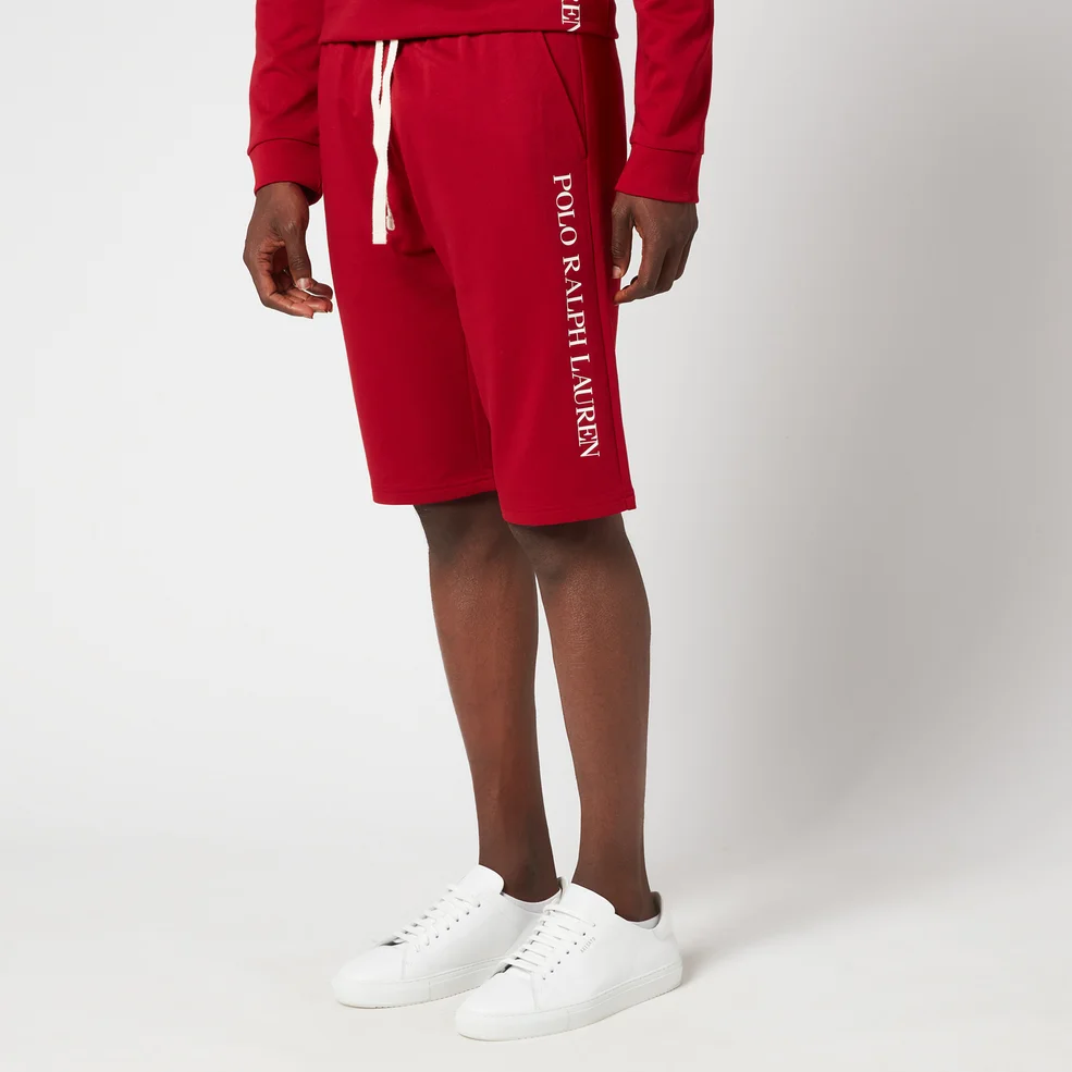 Polo Ralph Lauren Men's Loopback Jersey Slim Shorts - Eaton Red Image 1