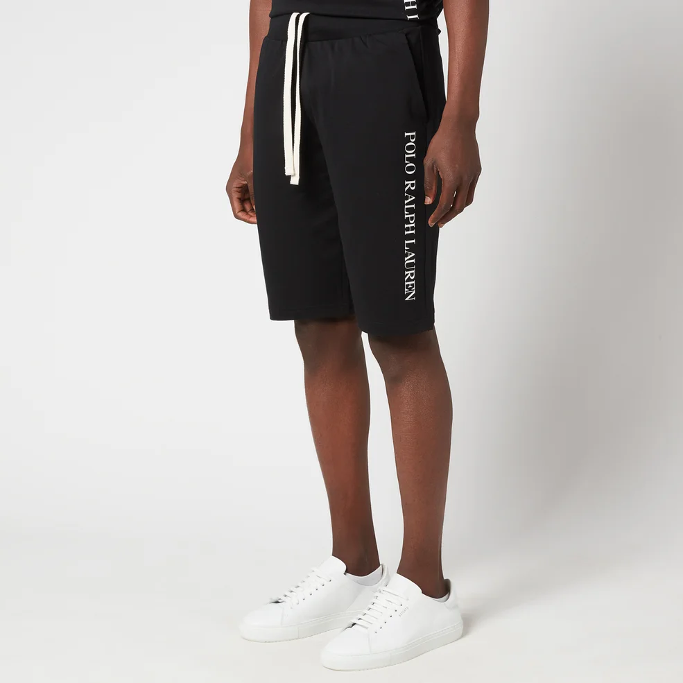 Polo Ralph Lauren Men's Loopback Jersey Slim Shorts - Polo Black Image 1