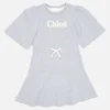 Chloé Girls' Logo Dress - Grey Marl Medium - Image 1