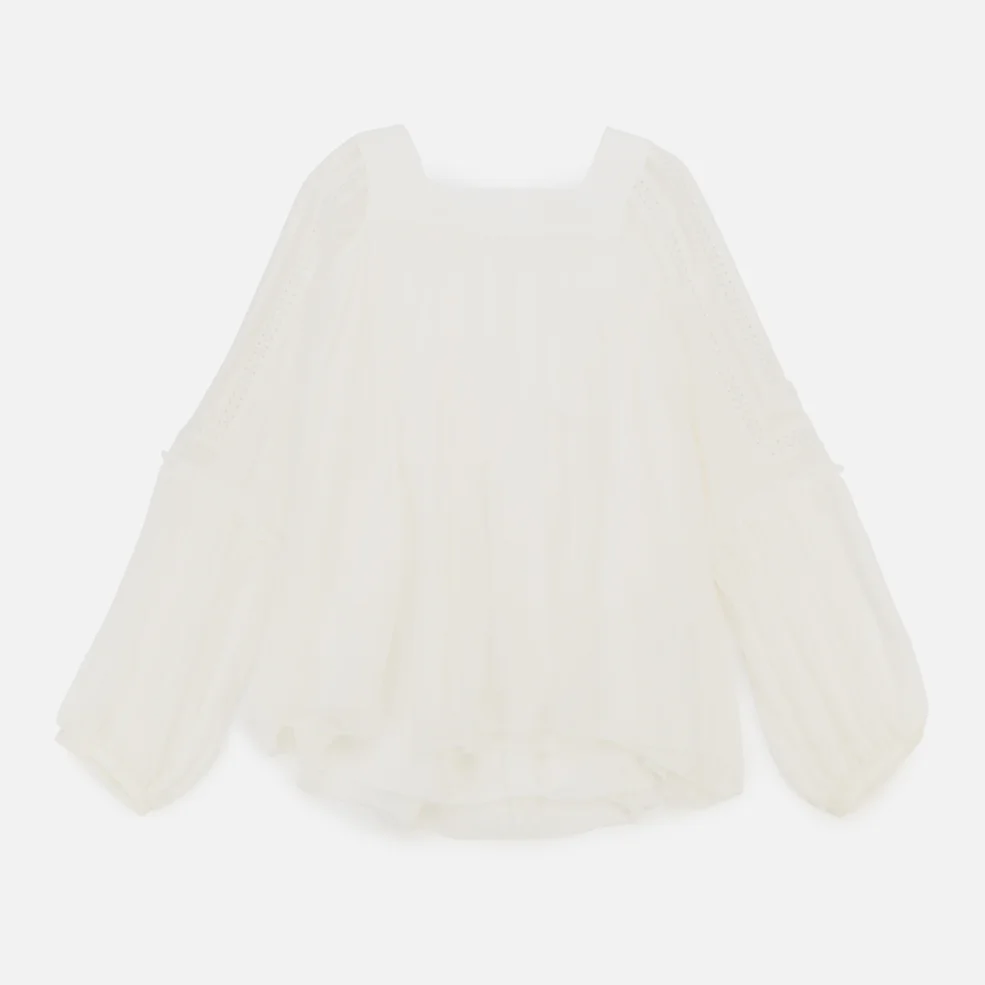 Chloé Girls' Blouse - Offwhite Image 1