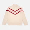 Chloé Girls' Half Zip Logo Sweatshirt - Pale Pink - Image 1