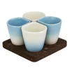 Dedal Copus Ceramic Cups - Sky Blue Gradient - Image 1