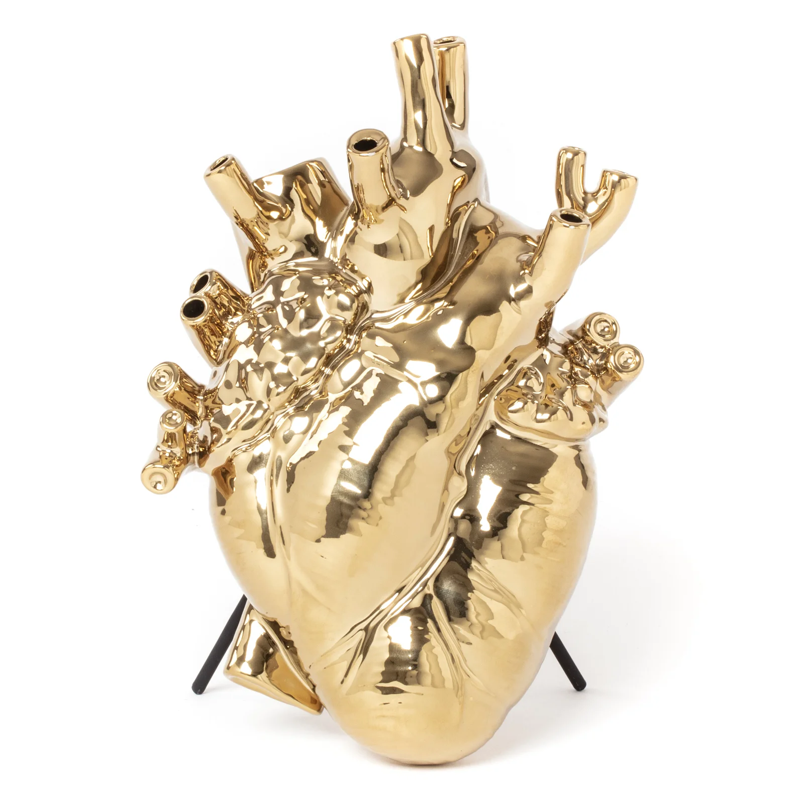 Seletti Love In Bloom Vase - Gold Edition Image 1