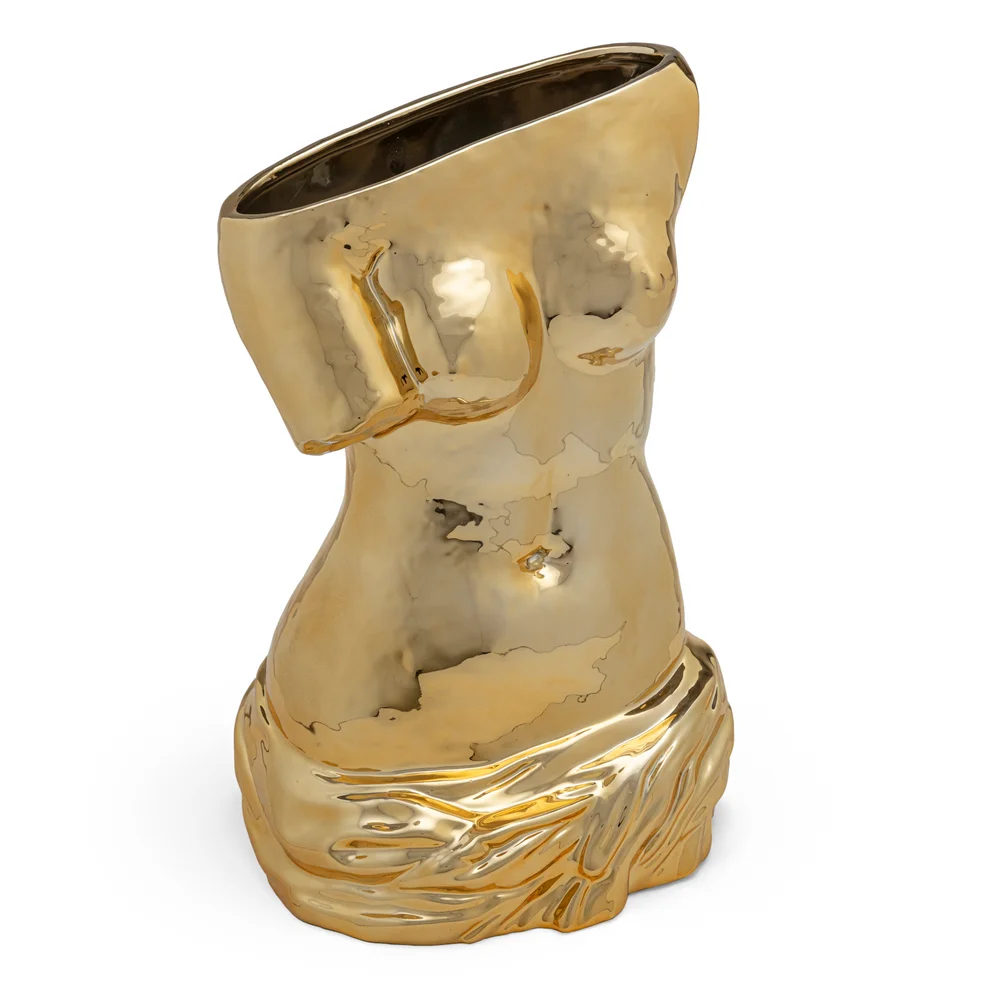 Seletti Milo Vase - Gold Image 1