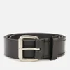 Polo Ralph Lauren Men's PP Charm Casual Tumbled Leather Belt - Black - Image 1