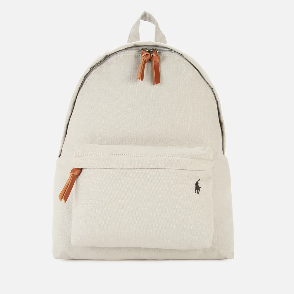 Polo Ralph Lauren Men's Canvas Backpack - Soft Grey Image 1