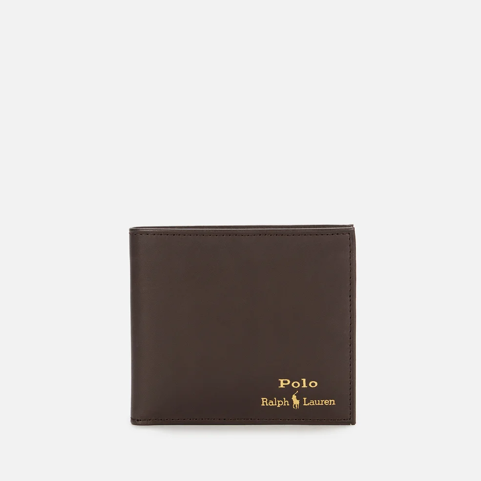 Polo Ralph Lauren Men's Smooth Leather Wallet - Brown Image 1