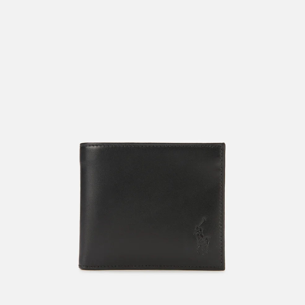 Polo Ralph Lauren Men's Internal All Over Print Bifold Wallet - Black/White Image 1