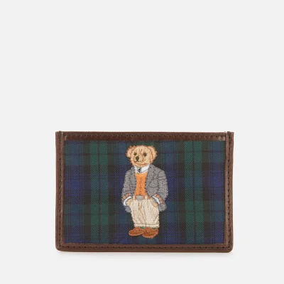 Polo Ralph Lauren Men's Polo Bear Card Case - Gordan Tartan