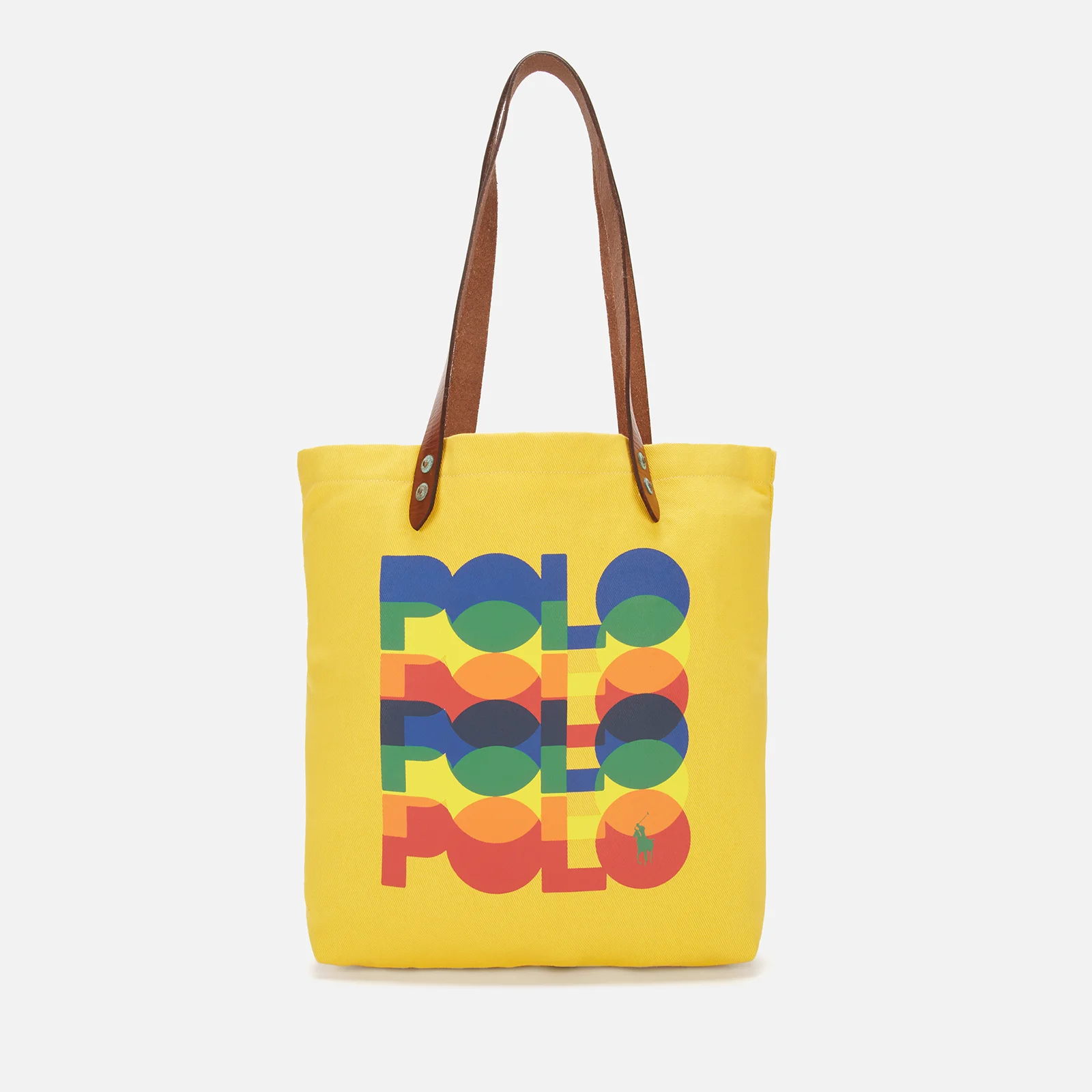 Polo Ralph Lauren Men's Cotton Canvas Tote Bag - Racing Yellow Image 1