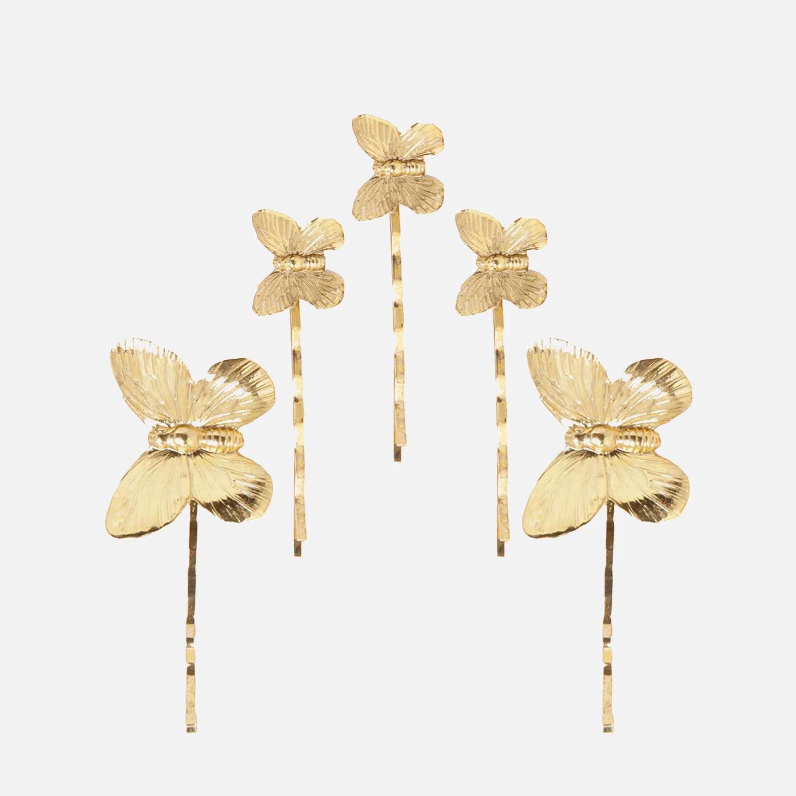 Jennifer Behr Women's Pippa Butterfly Bobby Pin Set - Gold Image 1